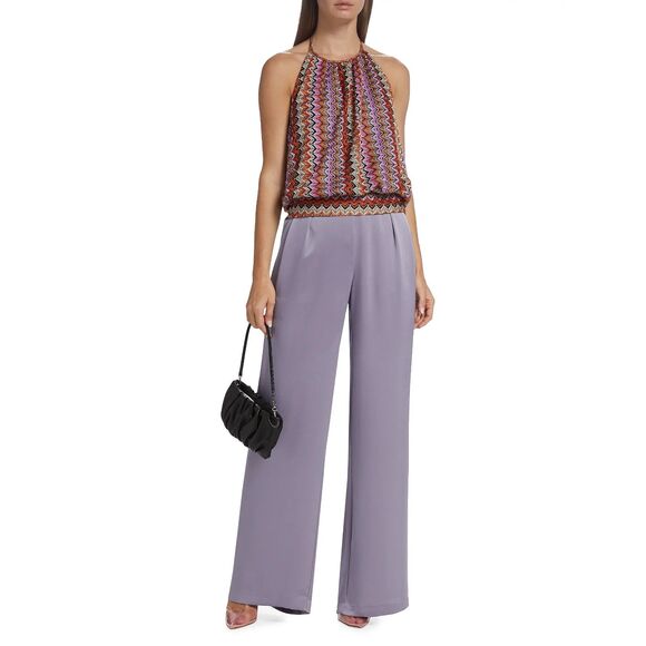 NWT Ramy Brook Adda Zig Zag Open Knit Halter Top in Soho Multi Size Medium - Picture 2 of 16